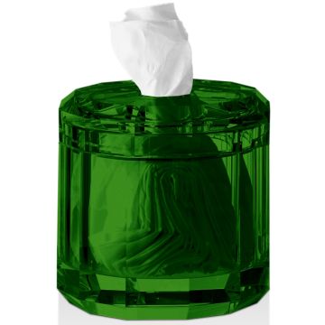 Cutie servetele Decor Walther Kristall KR KB, 15x15cm, verde