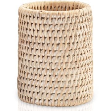 Pahar suport Decor Walther Basket BER, 8cm, rattan deschis