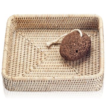 Cos pentru cosmetice Decor Walther Basket, 5 x 18 x 22cm, ratan light