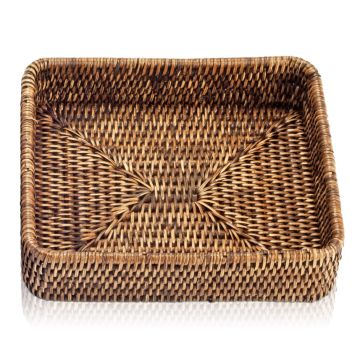 Cos pentru cosmetice Decor Walther Basket, 5 x 18 x 22cm, ratan dark