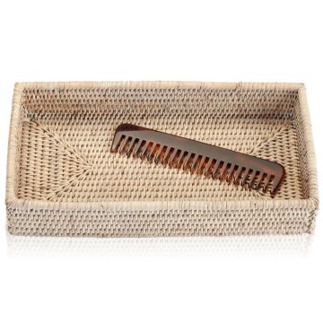 Cos pentru cosmetice Decor Walther Basket, 5 x 30 x 16cm, ratan light