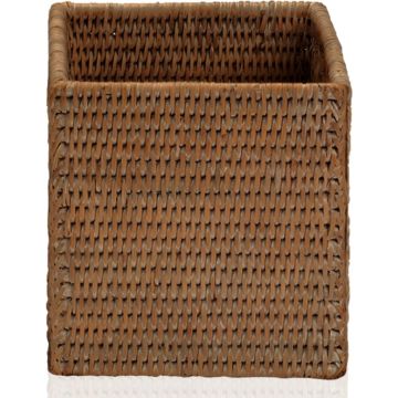 Cutie Decor Walther Basket BOD Square, 14x14cm, rattan inchis