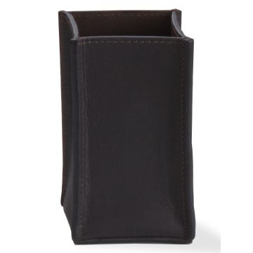 Cutie Decor Walther Nappa KOE, h12.5cm, piele, negru-maro