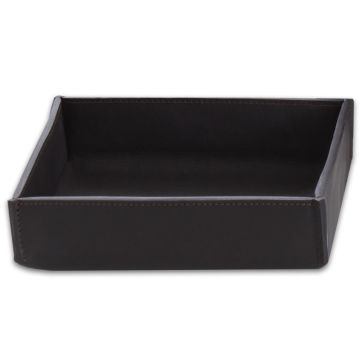 Tava Decor Walther Nappa TAB S, 17x17cm, piele, negru-maro