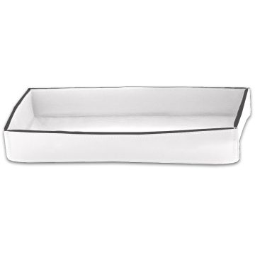 Tava Decor Walther Nappa TAB L, 29x17cm, piele, alb
