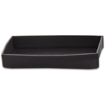 Tava Decor Walther Nappa TAB L, 29x17cm, piele, negru-maro