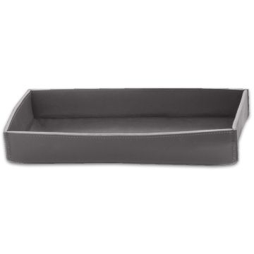 Tava Decor Walther Nappa TAB L, 29x17cm, piele, gri fumuriu