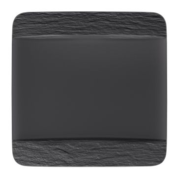 Farfurie plata Villeroy & Boch Manufacture Rock 28x28cm