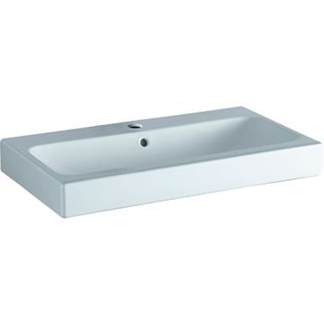 Lavoar Geberit iCon 75x48.5cm, montare pe mobilier, alb