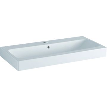 Lavoar Geberit iCon 90x48.5cm, montare pe mobilier, alb