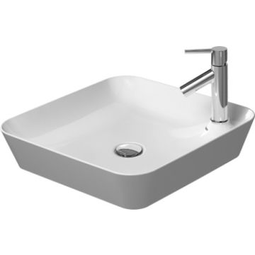 Lavoar tip bol Duravit Cape Cod 46x46cm, fara preaplin, montare pe blat