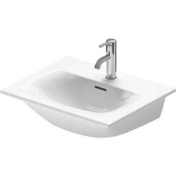 Lavoar Duravit Viu 53x43cm, montare pe mobilier, alb