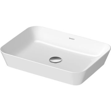 Lavoar tip bol Duravit Cape Cod 55x40cm, fara orificiu baterie, fara preaplin, alb alpin
