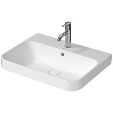 Lavoar Duravit Happy D.2 Plus 60x46cm, montare pe mobilier, Alb