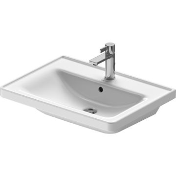 Lavoar Duravit D-Neo 65cm, montare pe mobilier, alb