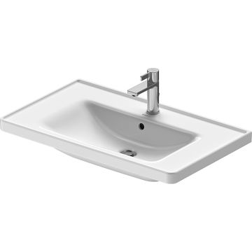 Lavoar Duravit D-Neo 80cm, montare pe mobilier, alb