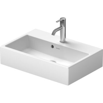 Lavoar Duravit Vero Air 60x40cm, montare pe mobilier, finisat suplimentar, alb