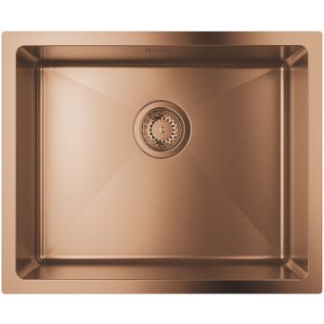 Chiuveta bucatarie Grohe K700U 60, 540x440mm, montare sub blat, inox, brushed warm sunset