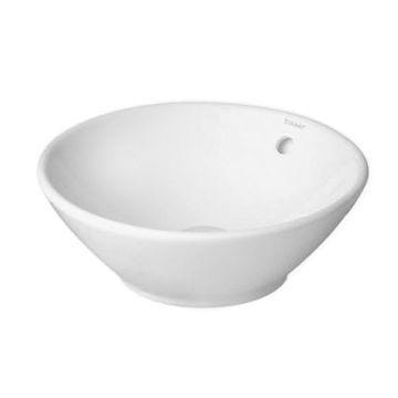 Lavoar tip bol Duravit Bacino 42cm, fara orificiu baterie, montare pe blat