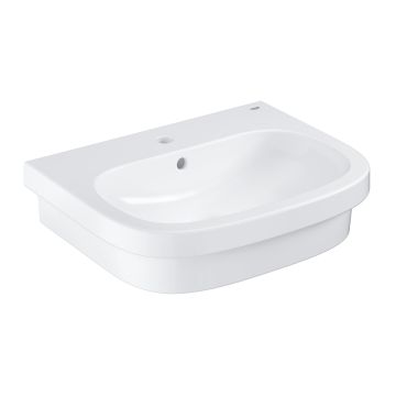 Lavoar Grohe Euro Ceramic 60cm, montare pe blat, alb