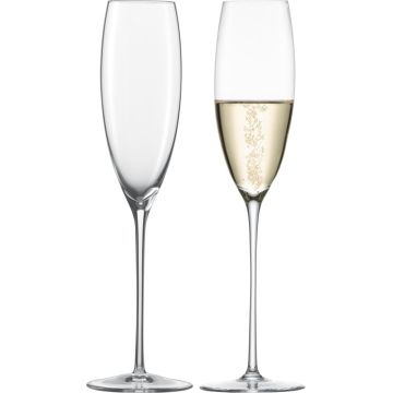 Set 2 pahare sampanie Zwiesel Glas Enoteca Sparkling Wine Moussier Point, handmade, 214ml