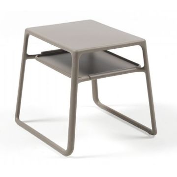 Masuta exterior Nardi Pop 44x39.5cm, h 38.5cm, tortora