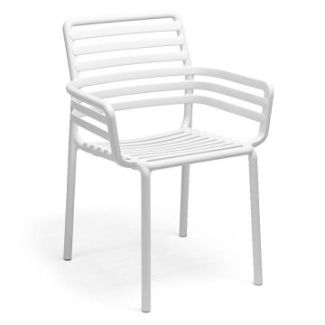 Scaun exterior Nardi Doga Armchair alb