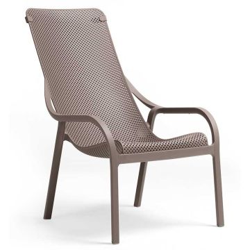 Fotoliu exterior Nardi Net Lounge tortora