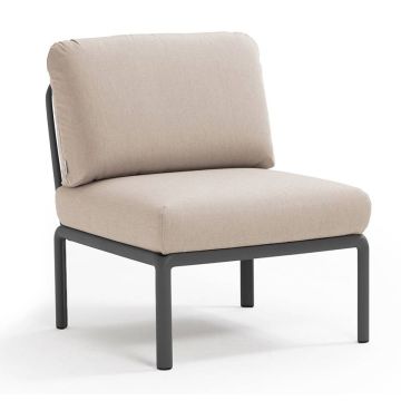 Element central Nardi Komodo 5, 72cm, cadru antracit, perne canvas Sunbrella