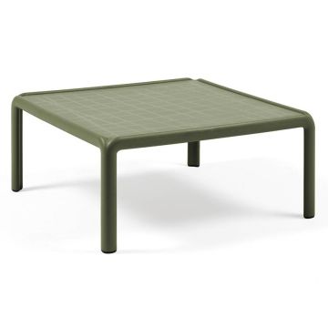 Masuta exterior Nardi Komodo Tavolino, 70x70cm, h32.5cm, verde agave