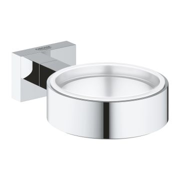 Suport de perete pentru pahar Grohe Essentials Cube, crom
