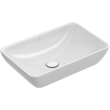 Lavoar tip bol Villeroy & Boch Venticello 55x36cm, cu preaplin, montare pe blat