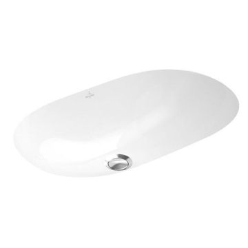 Lavoar Villeroy & Boch O.Novo CeramicPlus 53x32cm, montare sub blat, cu preaplin