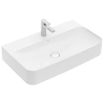 Lavoar Villeroy & Boch Finion 80x47cm, fara preaplin, alb