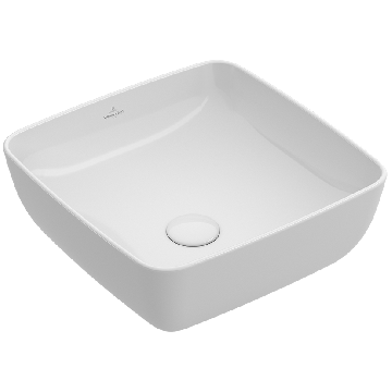 Lavoar tip bol Villeroy & Boch Artis 41cm, fara orificiu baterie, fara preaplin, montare pe blat