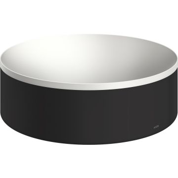 Lavoar tip bol Axor Suite diametru 30cm cu rama metalica design negru mat