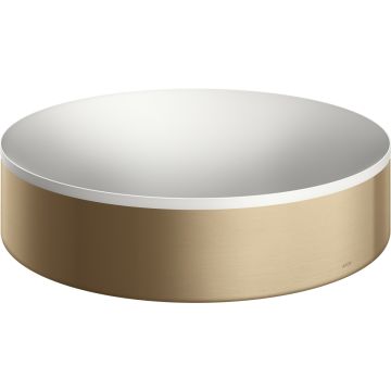 Lavoar tip bol Axor Suite diametru 40cm cu rama metalica design bronz periat