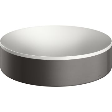 Lavoar tip bol Axor Suite diametru 40cm cu rama metalica design negru periat