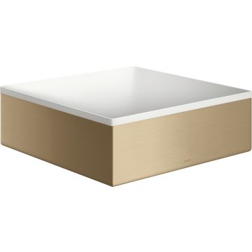 Lavoar tip bol Axor Suite 28.5x28.5cm cu rama metalica design bronz periat