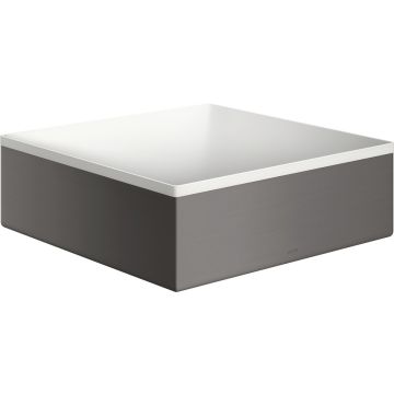Lavoar tip bol Axor Suite 28.5x28.5cm cu rama metalica design negru periat