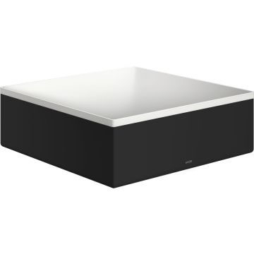 Lavoar tip bol Axor Suite 28.5x28.5cm cu rama metalica design negru mat