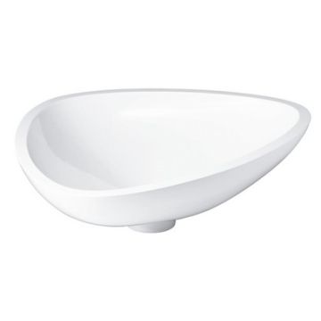 Lavoar asimetric tip bol Axor Massaud 80cm, fara orificiu baterie, fara preaplin, montare pe blat
