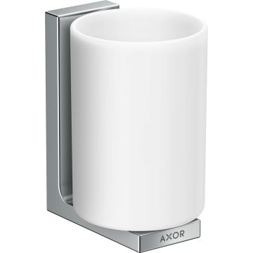 Pahar cu suport de perete Axor Universal crom