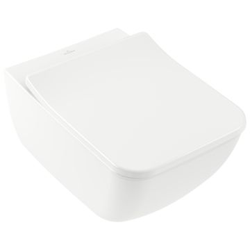 Set vas WC suspendat Villeroy & Boch Venticello DirectFlush cu capac slim inchidere lenta