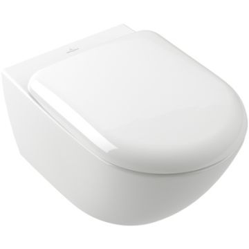Vas wc suspendat Villeroy & Boch Antao Rimless TwistFlush, Ceramic Plus, 37x56cm, White Alpin