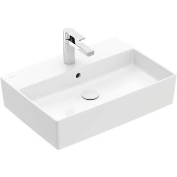 Lavoar tip bol Villeroy & Boch Memento 2.0 CeramicPlus 60x42cm cu preaplin, Alb Alpin