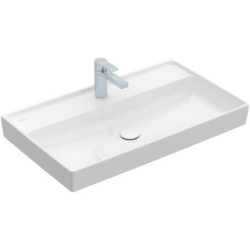 Lavoar Villeroy & Boch Collaro 80x47cm, fara preaplin, alb