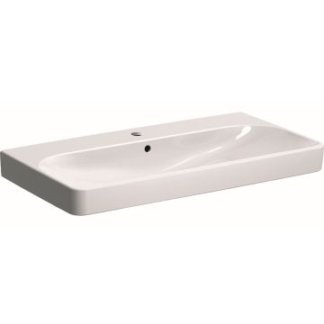 Lavoar Geberit Smyle Square 90x48cm, montare pe mobilier, alb