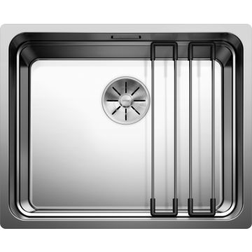 Chiuveta bucatarie Blanco Etagon 500-U, 540x440mm, 2 sine glisante, montare sub blat, inox lucios satinat