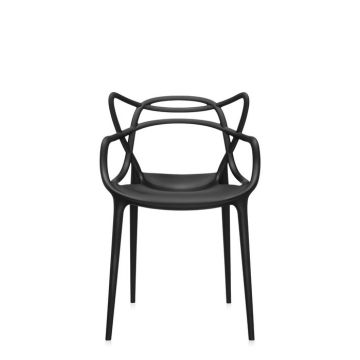 Set 2 scaune Kartell Masters design Philippe Starck & Eugeni Quitllet, negru